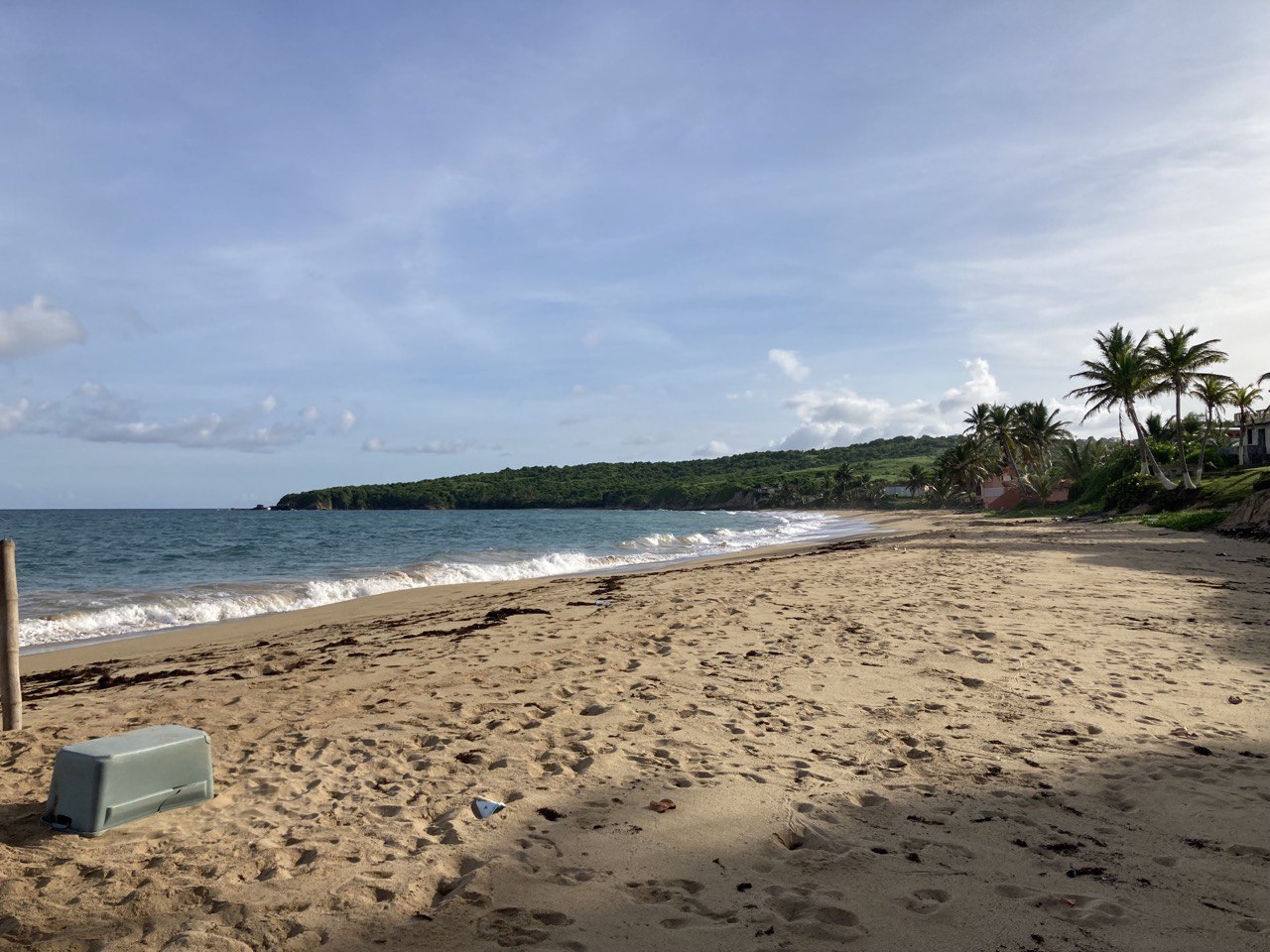 A beach on the SE coast of PR, “playa el negro”