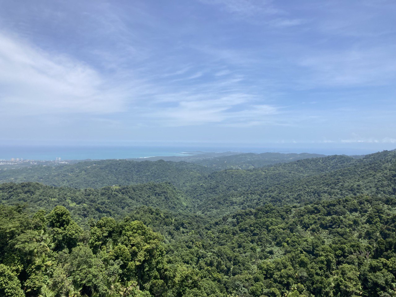 Looking towards the the beach from Torre Yokahu