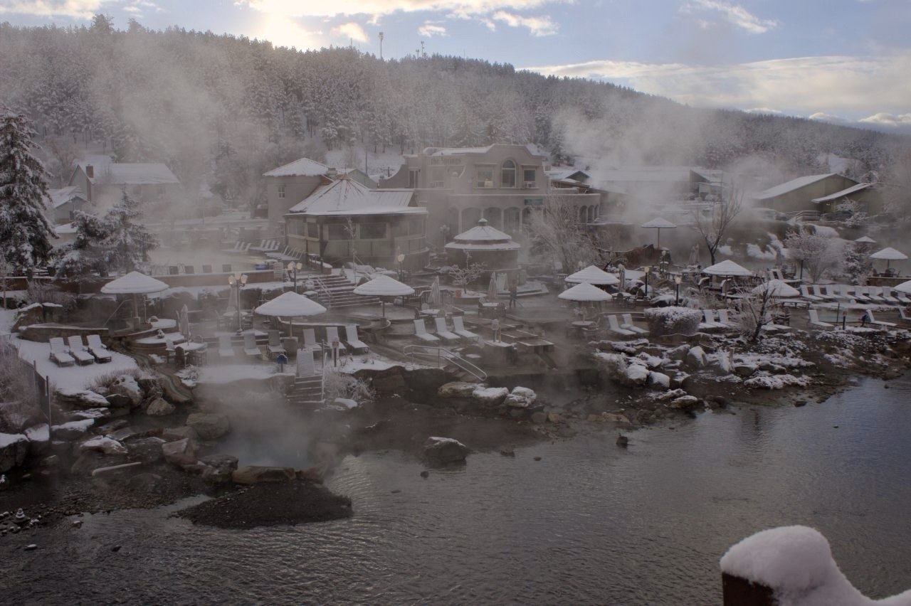 Overlooking the Pagosa Springs Resort