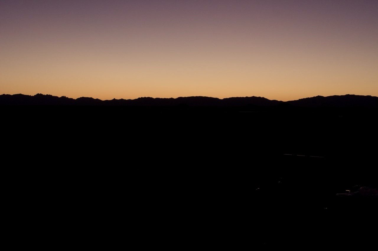 Sunset near White Sands