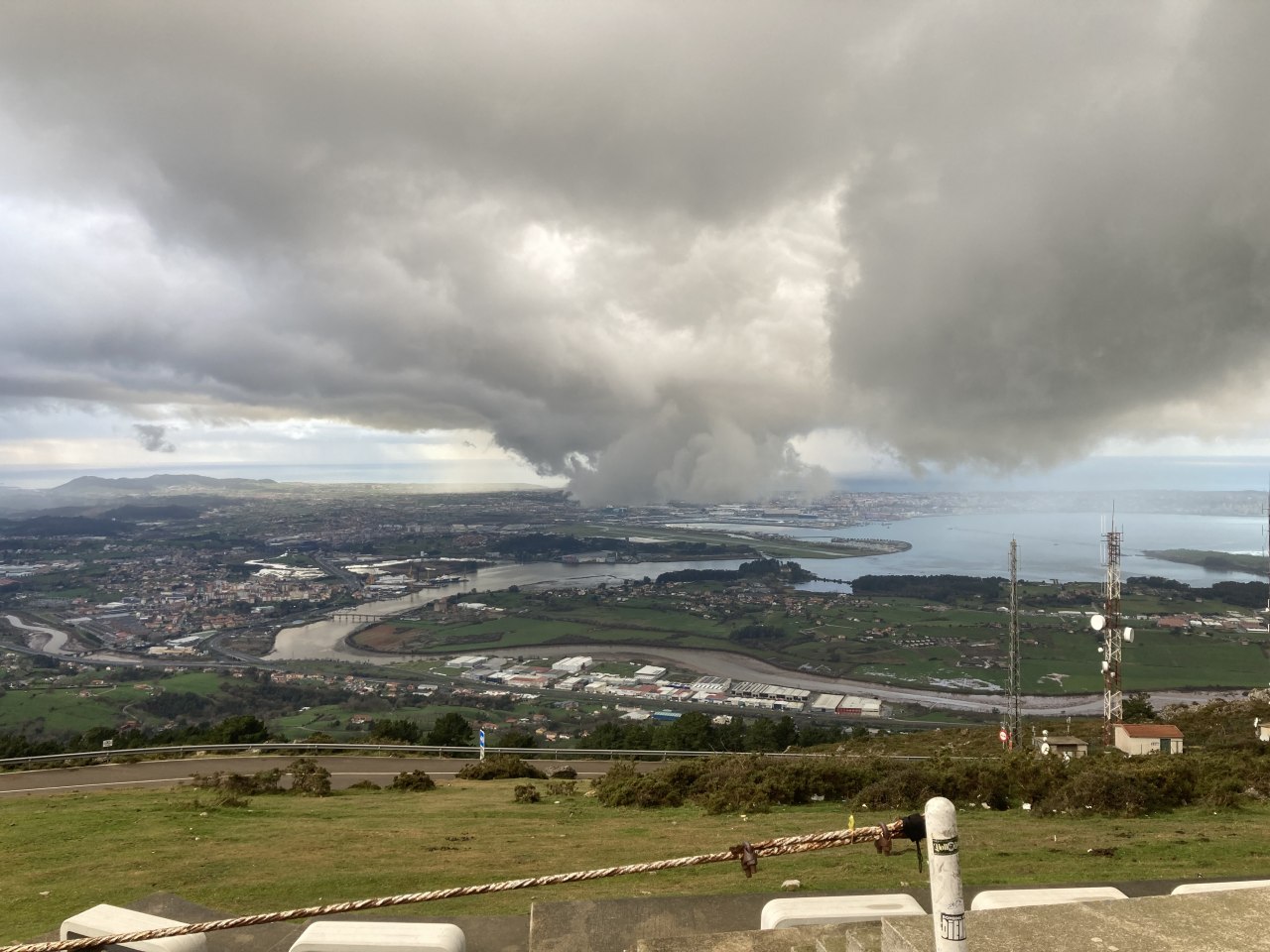 A nice view of Cantabria from a mountain