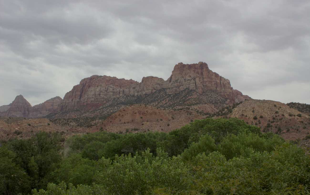 Looking east from Mount Carmel Highway