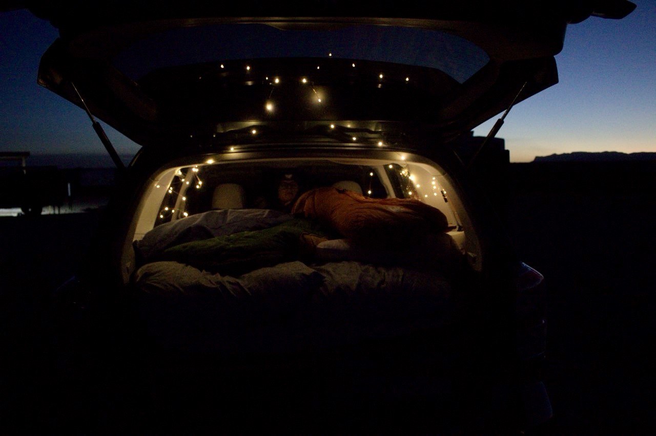 Our car camping setup